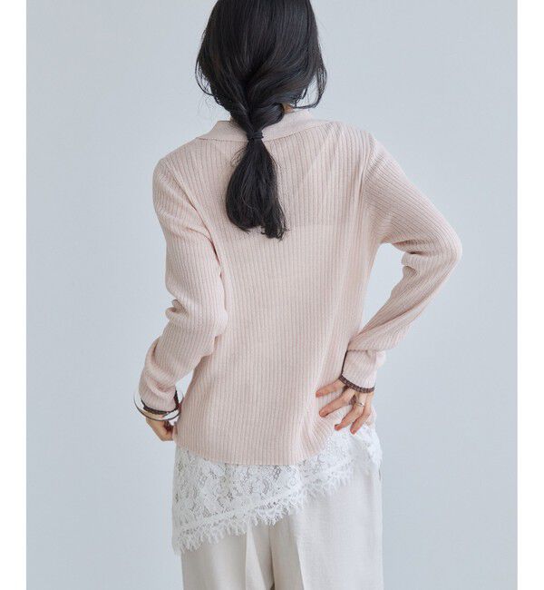 VIS「レースアシンメトリーキャミソール」|キャミソール|