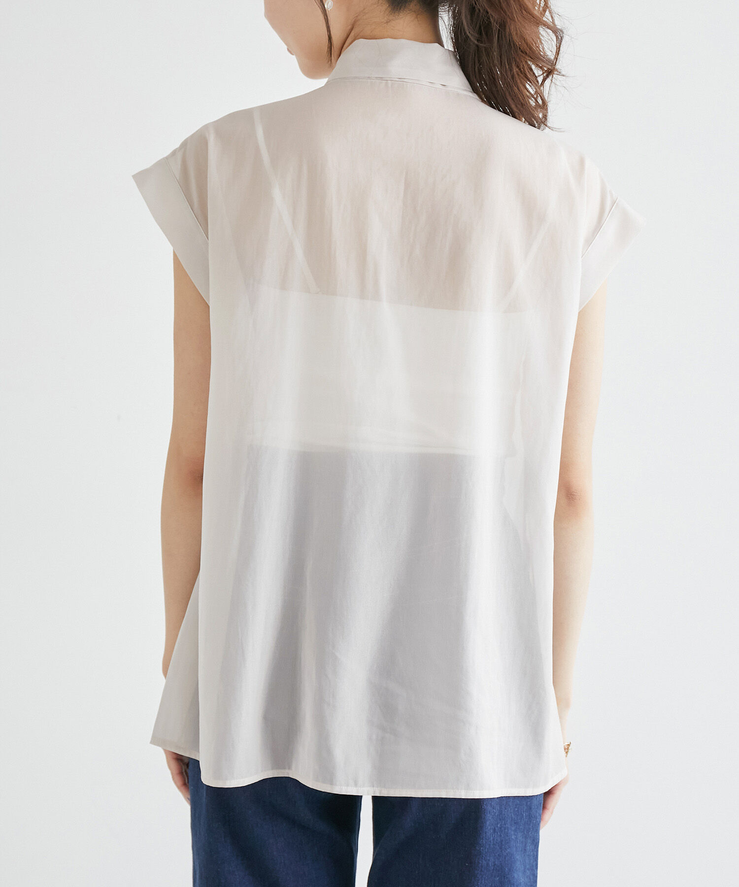 Rope&rsquo;Picnic「シアーリボンブラウス」|シャツ・ブラウス|