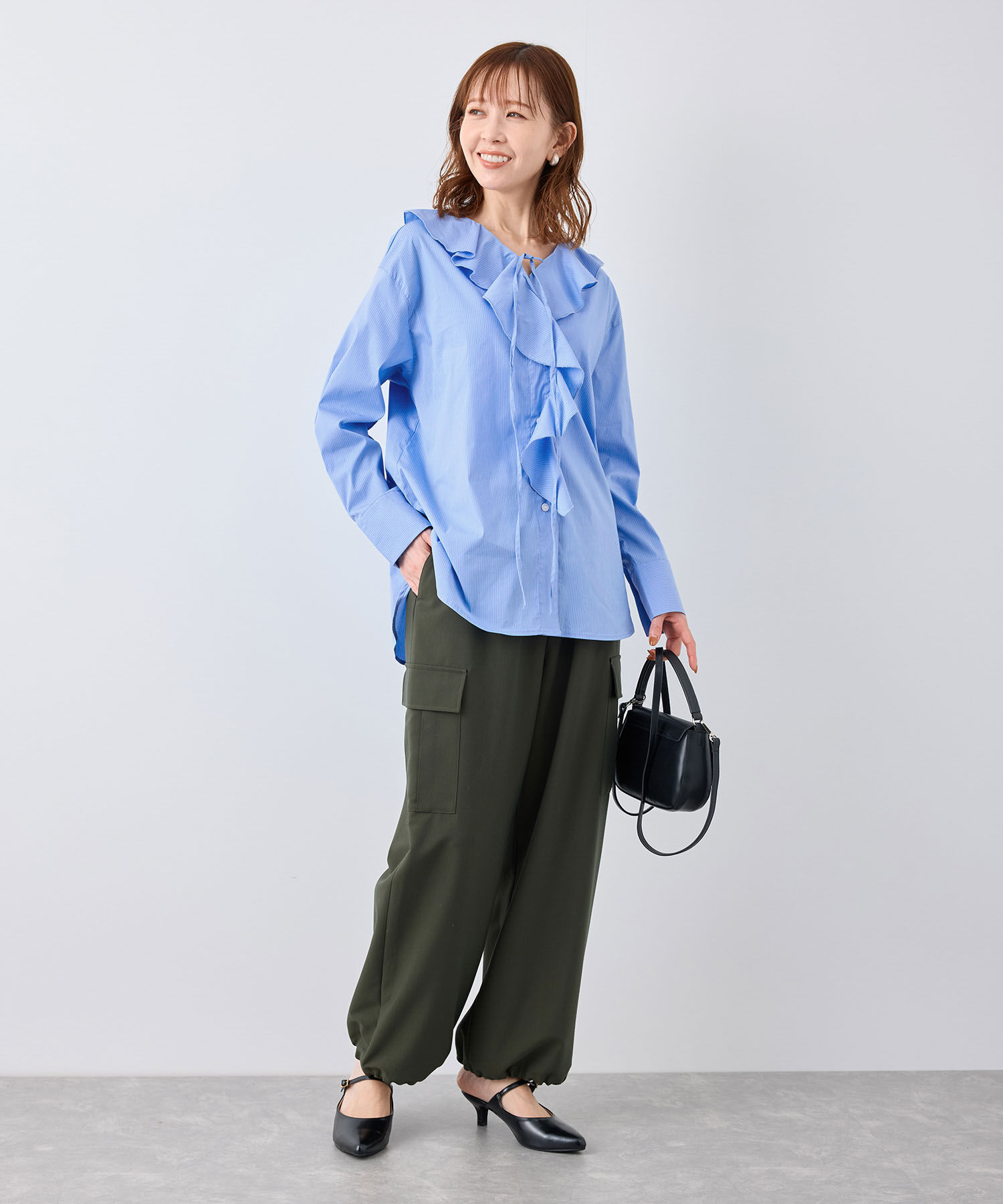 Rope&rsquo;Picnic「ラッフルブラウス」|シャツ・ブラウス|