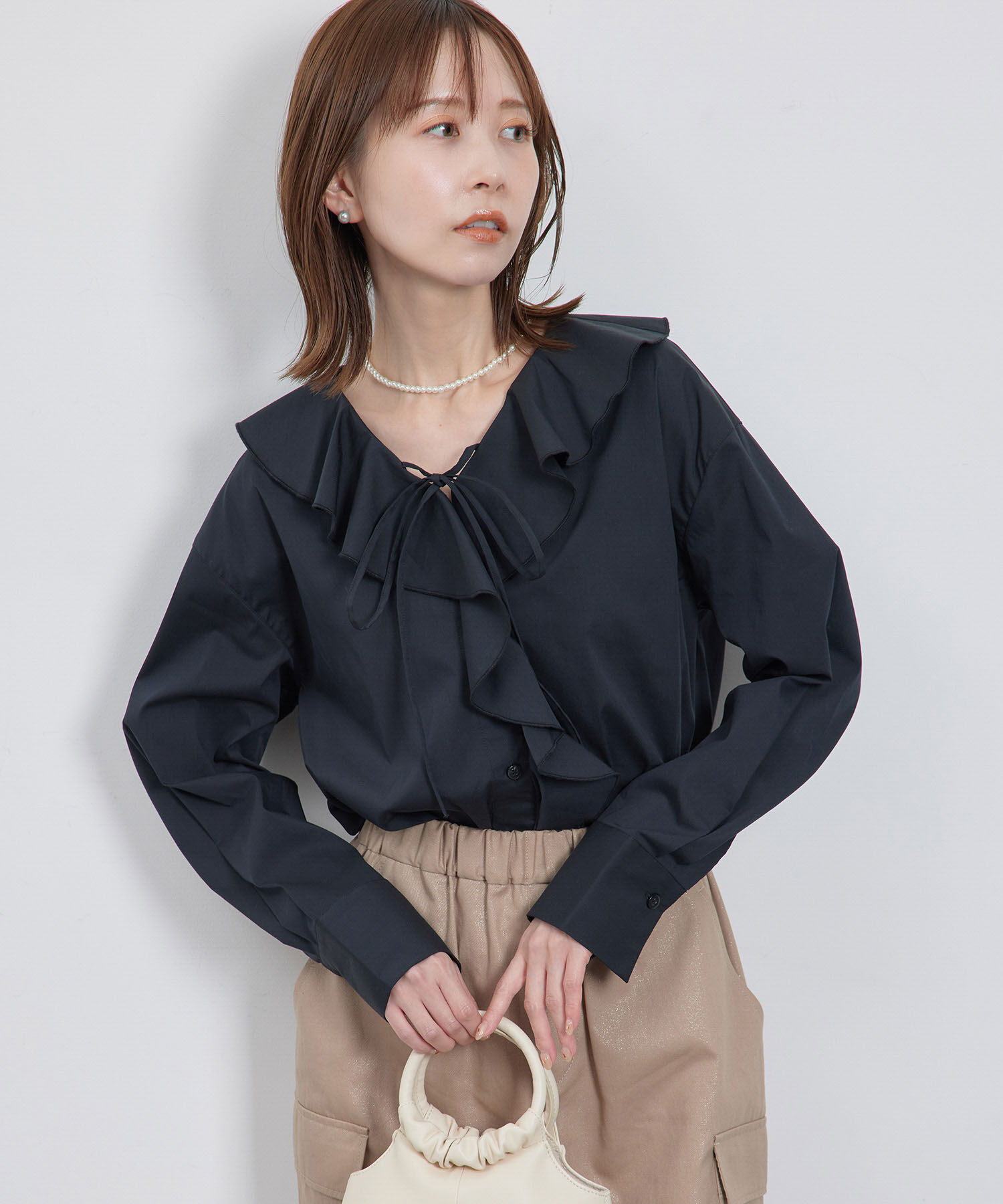 Rope&rsquo;Picnic「ラッフルブラウス」|シャツ・ブラウス|