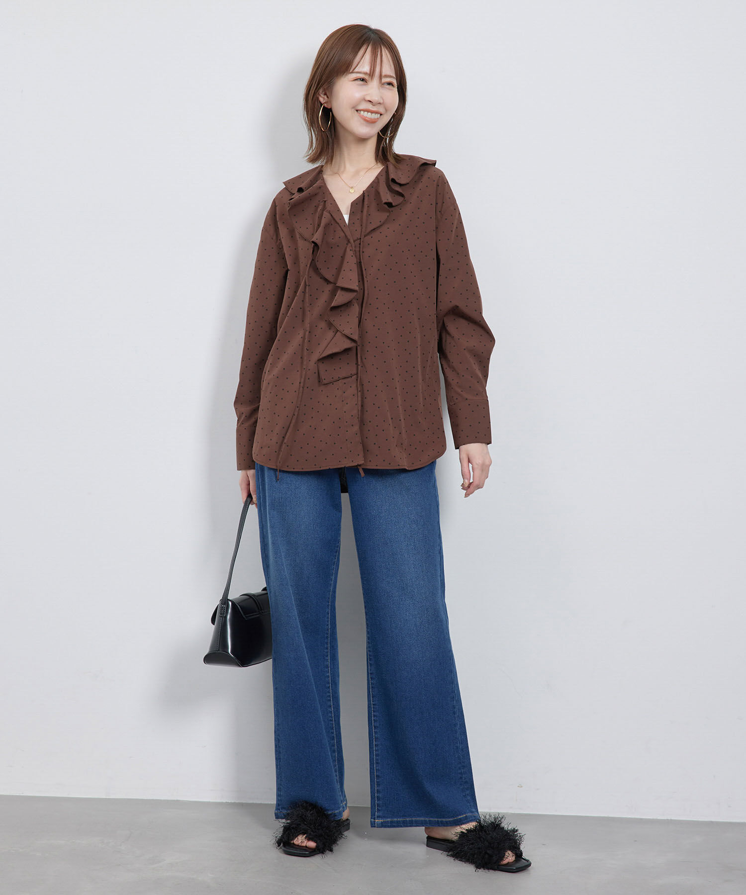 Rope&rsquo;Picnic「ラッフルブラウス」|シャツ・ブラウス|