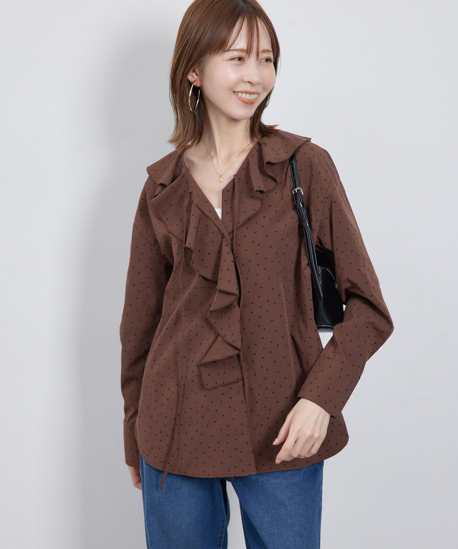 Rope&rsquo;Picnic「ラッフルブラウス」|シャツ・ブラウス|