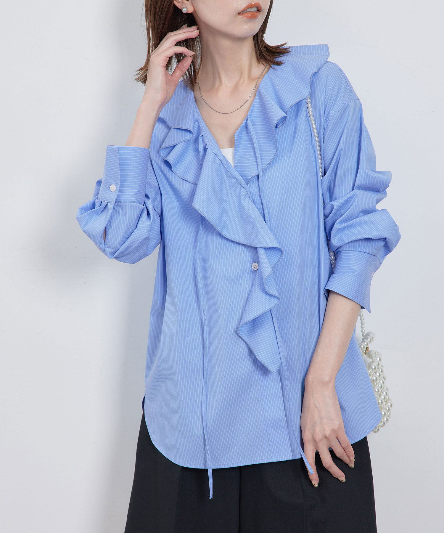 Rope&rsquo;Picnic「ラッフルブラウス」|シャツ・ブラウス|