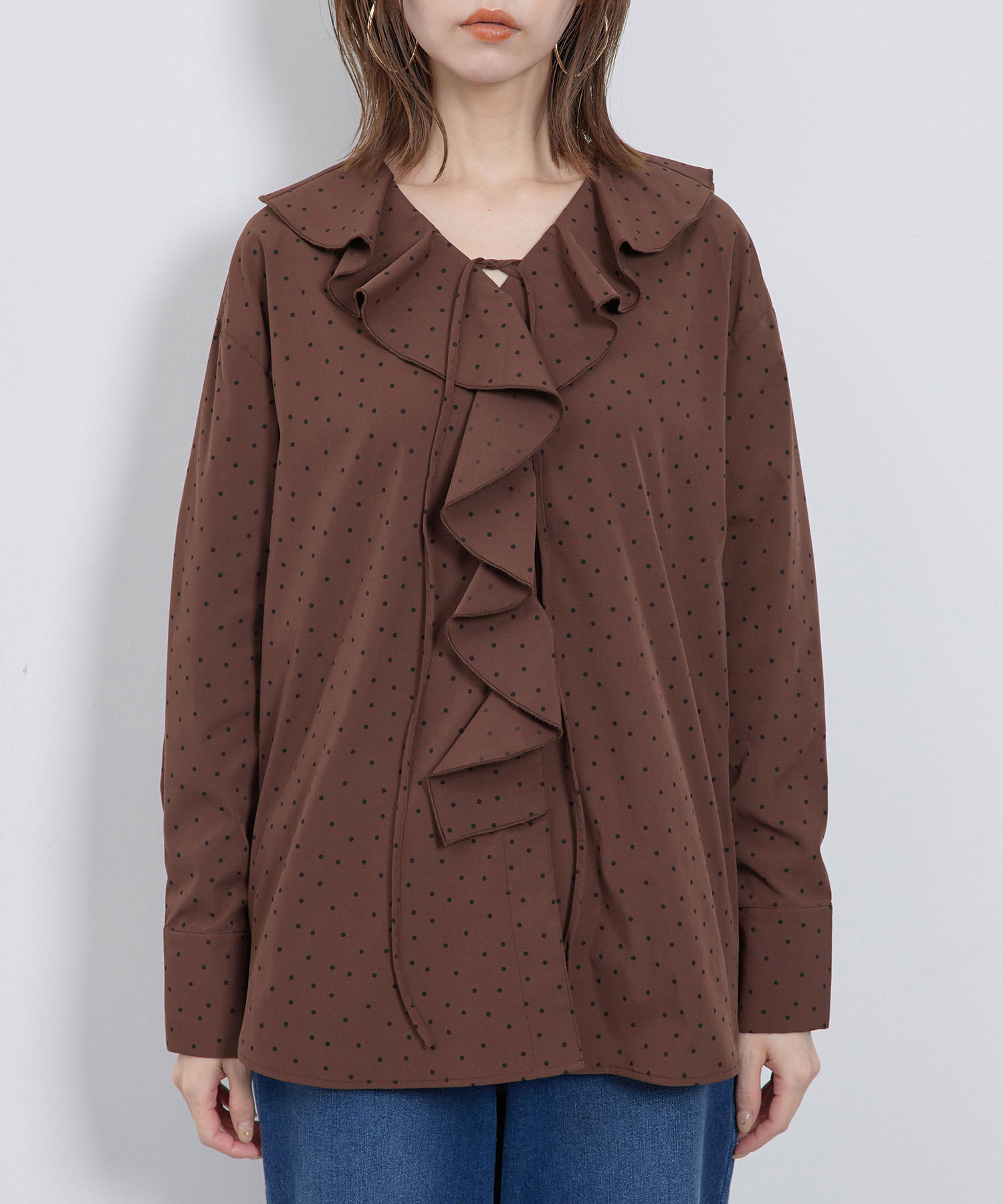 Rope&rsquo;Picnic「ラッフルブラウス」|シャツ・ブラウス|