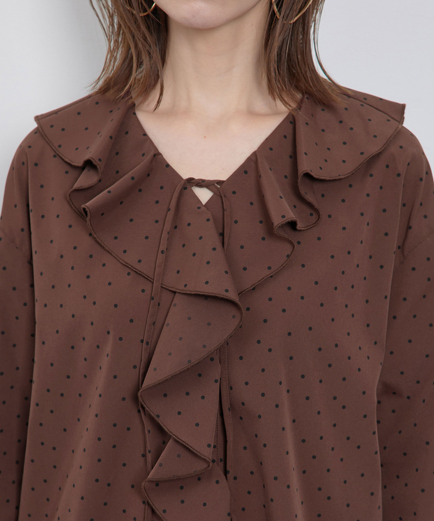 Rope&rsquo;Picnic「ラッフルブラウス」|シャツ・ブラウス|