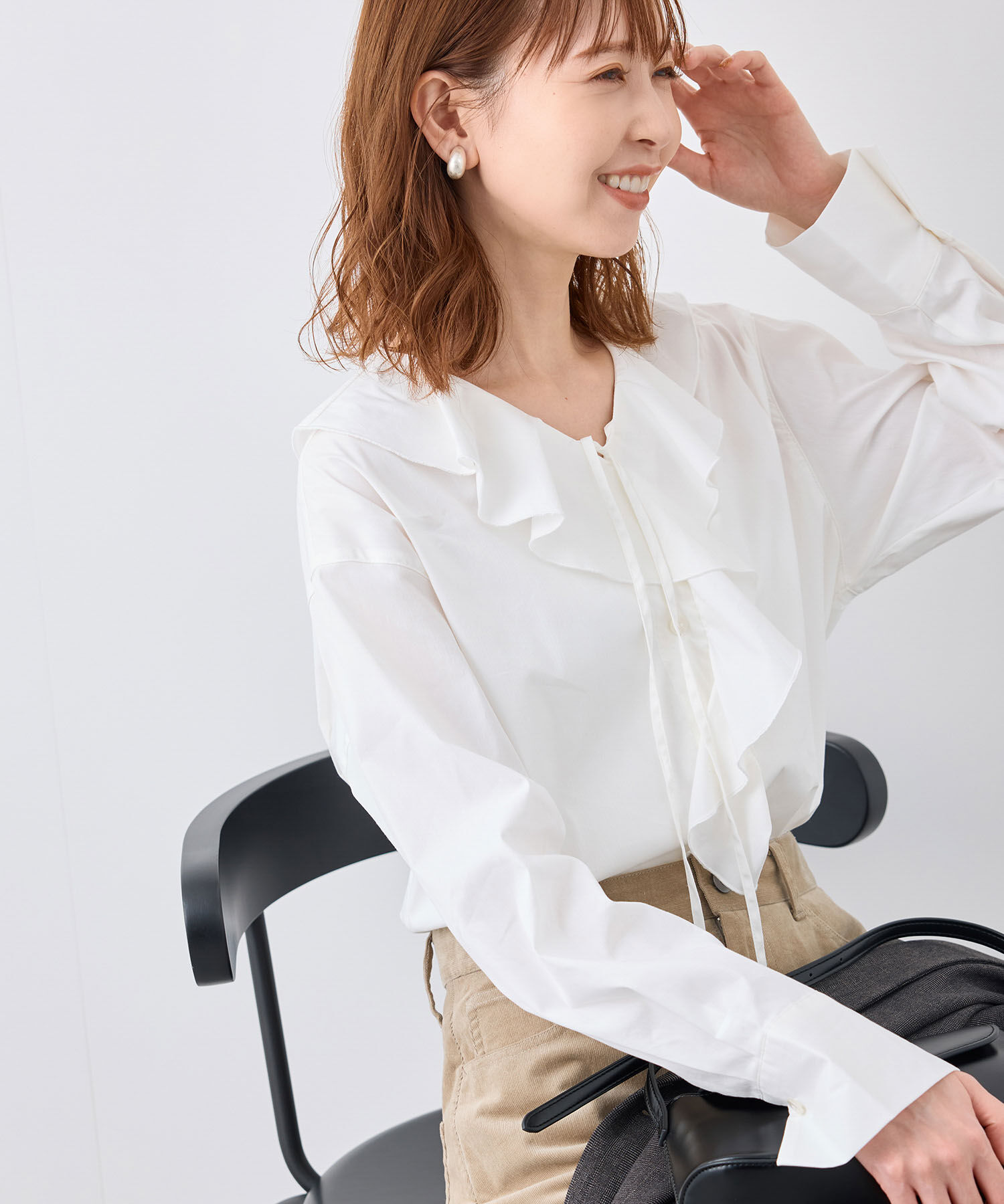 Rope&rsquo;Picnic「ラッフルブラウス」|シャツ・ブラウス|