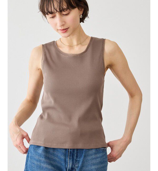 Rope&rsquo;Picnic「シアードッキングリブタンクトップ」|タンクトップ|