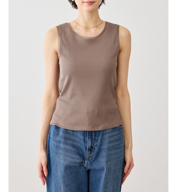 Rope&rsquo;Picnic「シアードッキングリブタンクトップ」|タンクトップ|