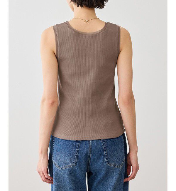 Rope&rsquo;Picnic「シアードッキングリブタンクトップ」|タンクトップ|