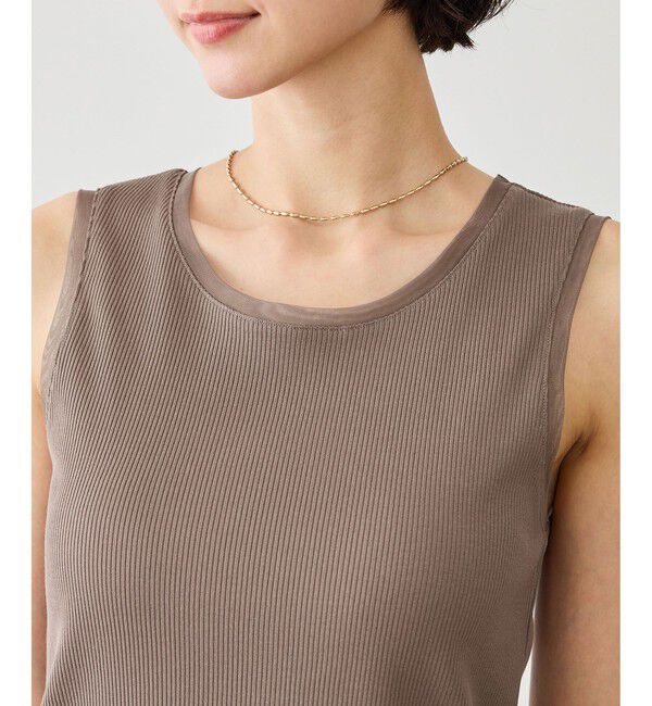 Rope&rsquo;Picnic「シアードッキングリブタンクトップ」|タンクトップ|