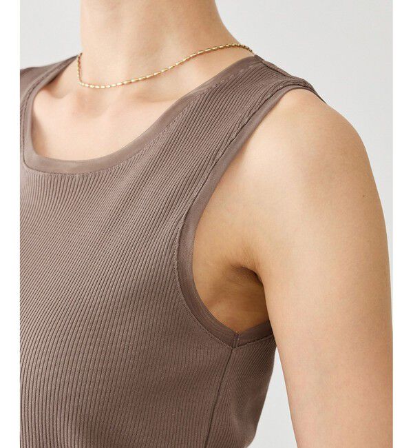 Rope&rsquo;Picnic「シアードッキングリブタンクトップ」|タンクトップ|