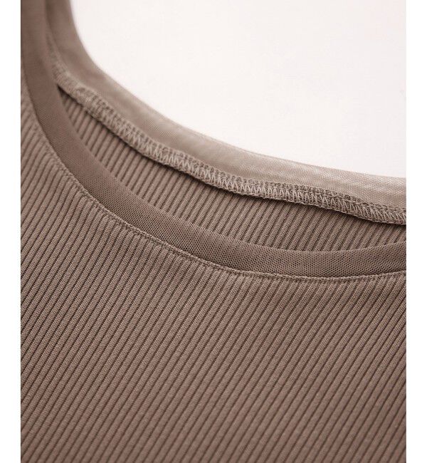 Rope&rsquo;Picnic「シアードッキングリブタンクトップ」|タンクトップ|