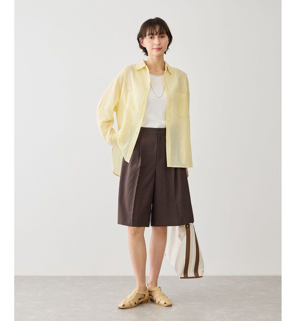 Rope&rsquo;Picnic「シアードッキングリブタンクトップ」|タンクトップ|