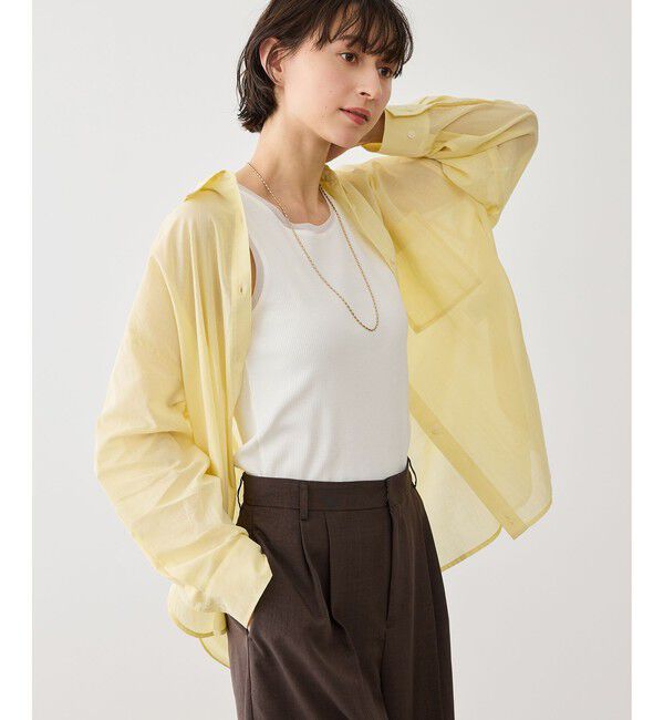 Rope&rsquo;Picnic「シアードッキングリブタンクトップ」|タンクトップ|