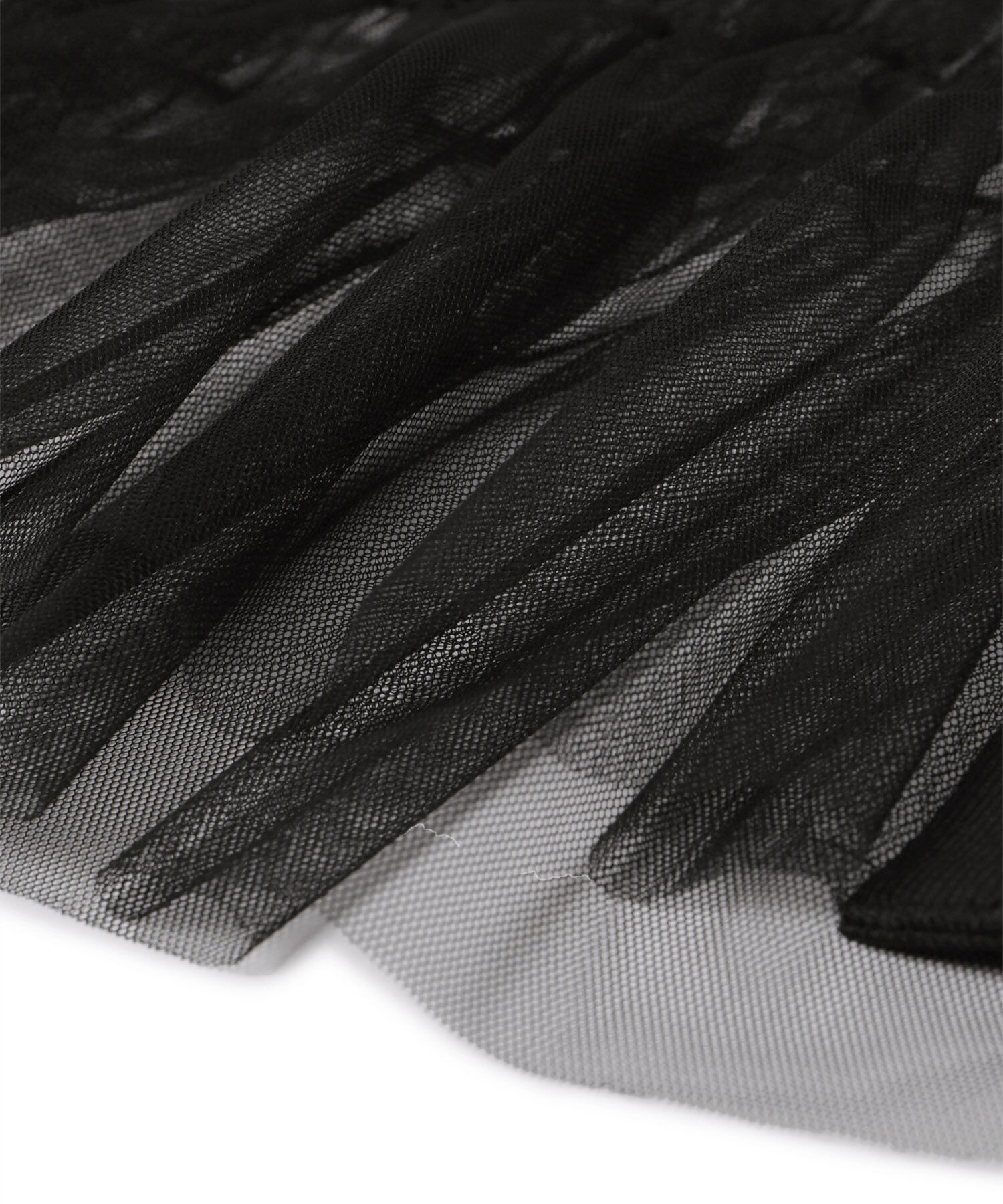 ADAM ET ROPE'「【WEB限定】ギャザーチュールカーディガン」|カーディガン|