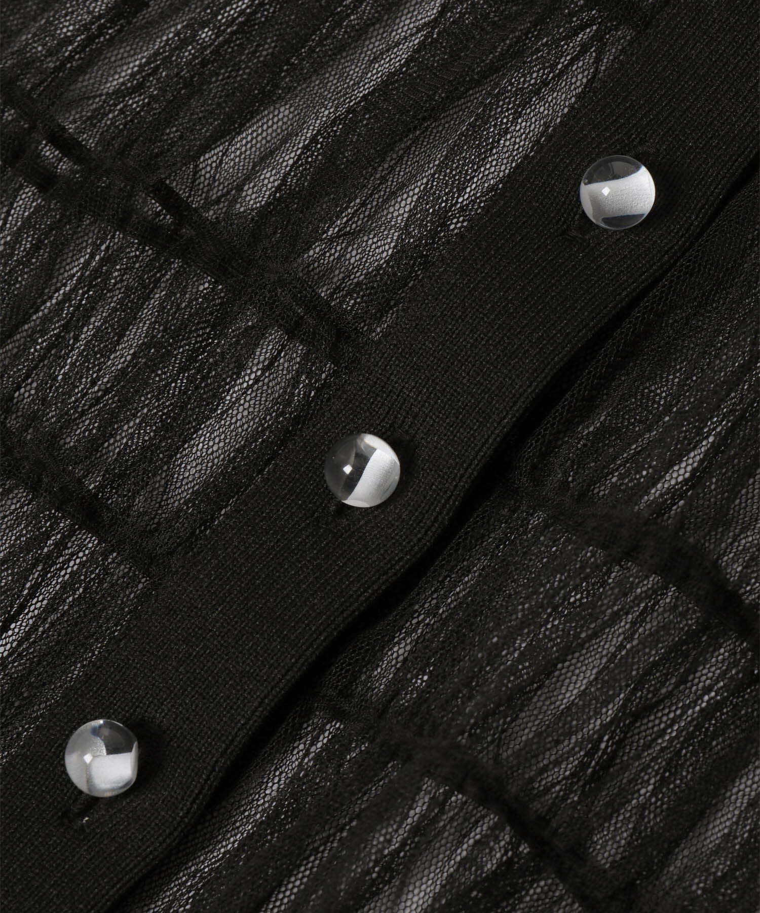 ADAM ET ROPE'「【WEB限定】ギャザーチュールカーディガン」|カーディガン|