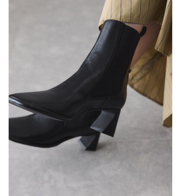 ADAM ET ROPE'「ラウンドサイドゴアブーツ」|ロングブーツ|