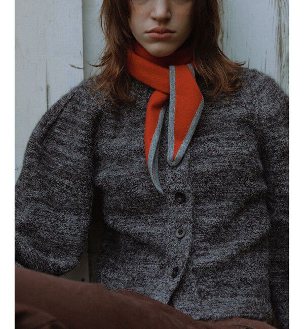 ADAM ET ROPE'「MIXヤーンカーディガン」|カーディガン|