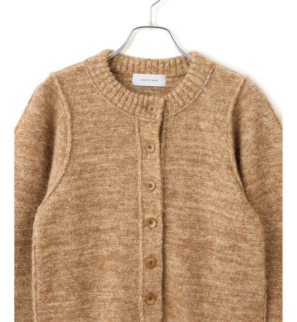 ADAM ET ROPE'「MIXヤーンカーディガン」|カーディガン|