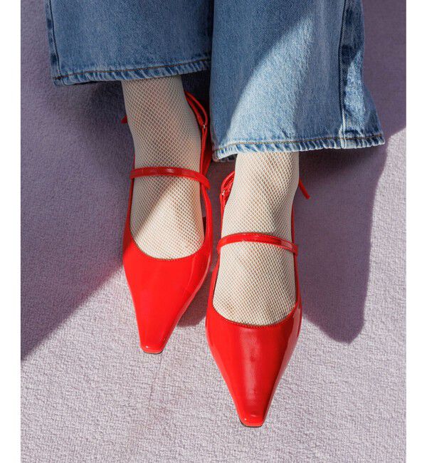 ADAM ET ROPE'「メリージェーンフラットミュール」|サンダル|