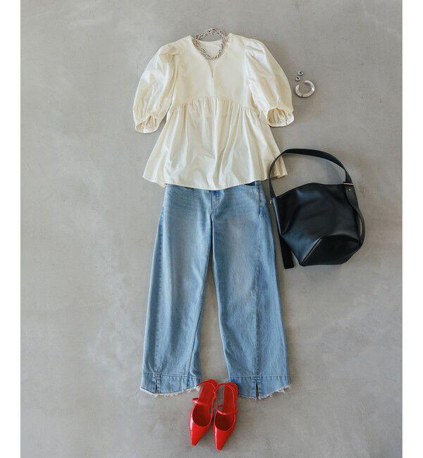 ADAM ET ROPE'「メリージェーンフラットミュール」|サンダル|