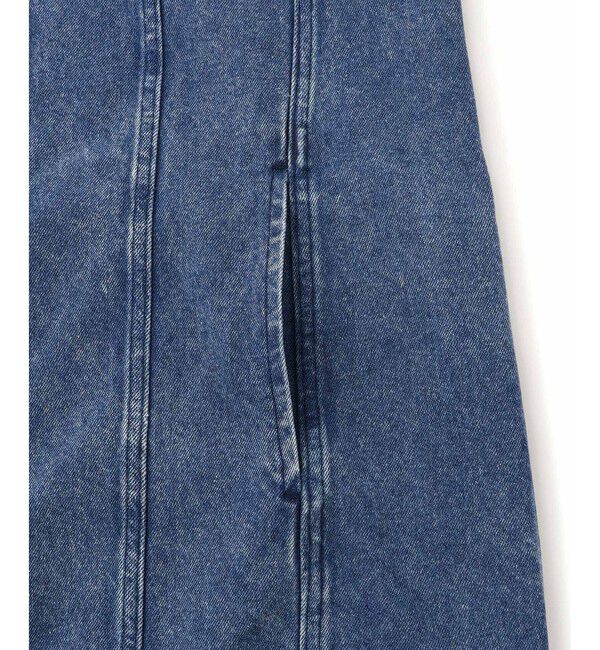 ADAM ET ROPE'「【WEB限定】ライトデニムスリーブレスワンピース」|ワンピース|