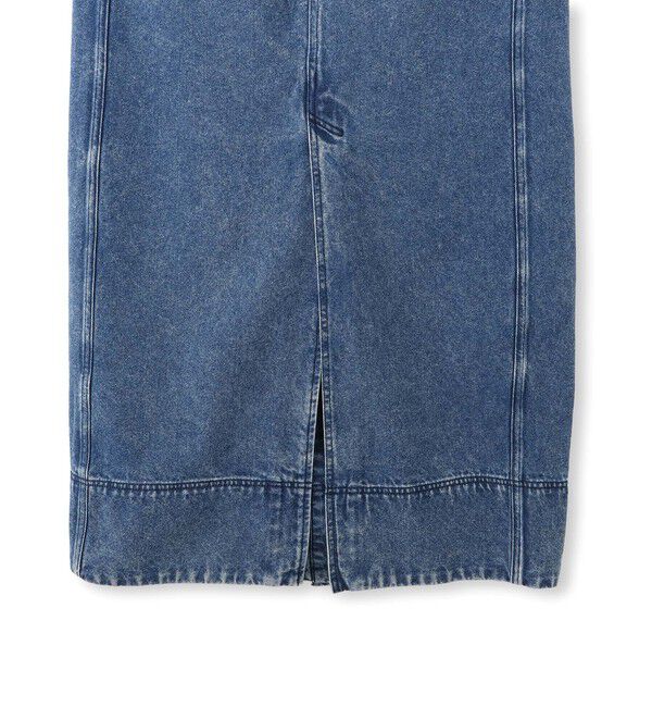 ADAM ET ROPE'「【WEB限定】ライトデニムスリーブレスワンピース」|ワンピース|