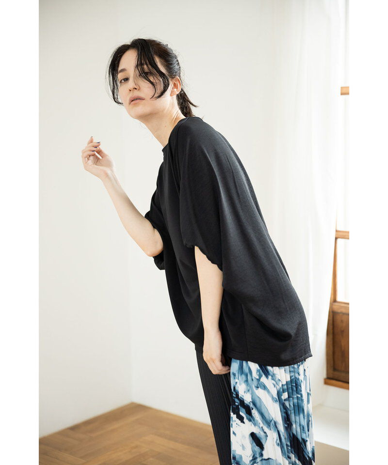  「切替コクーンTシャツ」|Tシャツ・カットソー|