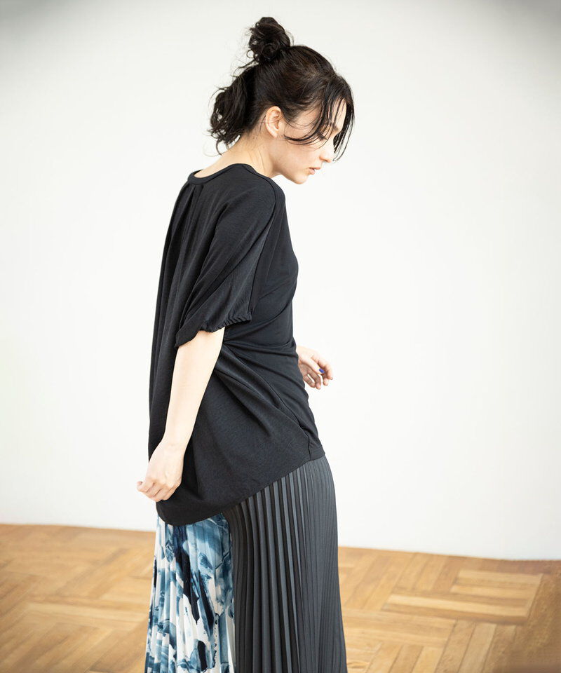  「切替コクーンTシャツ」|Tシャツ・カットソー|