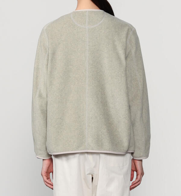 DANTON「DANTON | フリース カラーレスジャケット WOMEN」|Tシャツ・カットソー|