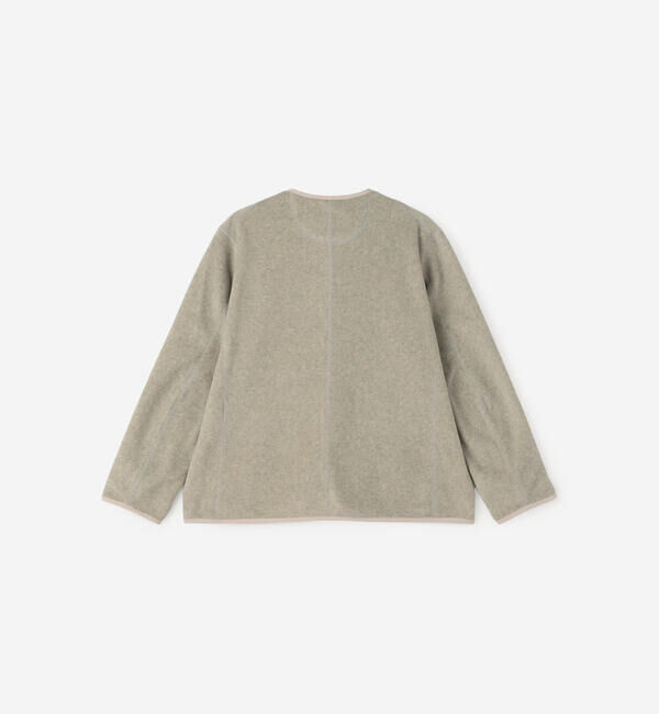 DANTON「DANTON | フリース カラーレスジャケット WOMEN」|Tシャツ・カットソー|