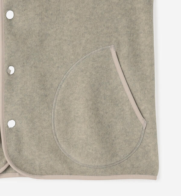 DANTON「DANTON | フリース カラーレスジャケット WOMEN」|Tシャツ・カットソー|