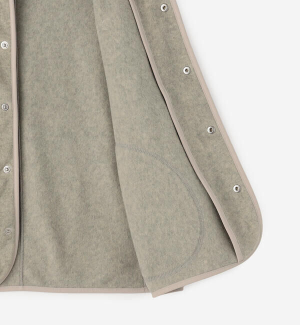 DANTON「DANTON | フリース カラーレスジャケット WOMEN」|Tシャツ・カットソー|