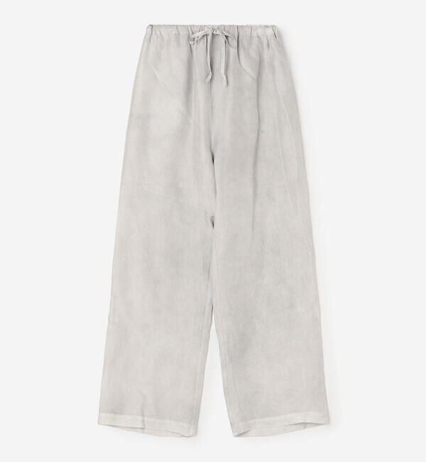  「enrica | シルク ワイドイージーパンツ WOMEN」|チノ|