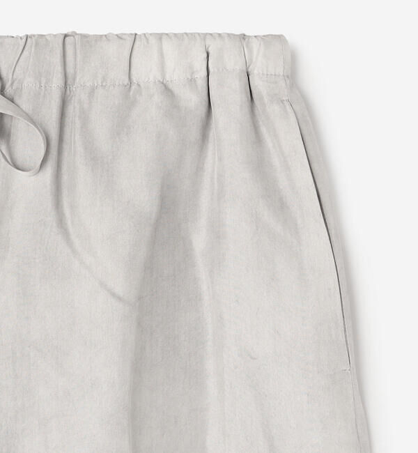  「enrica | シルク ワイドイージーパンツ WOMEN」|チノ|