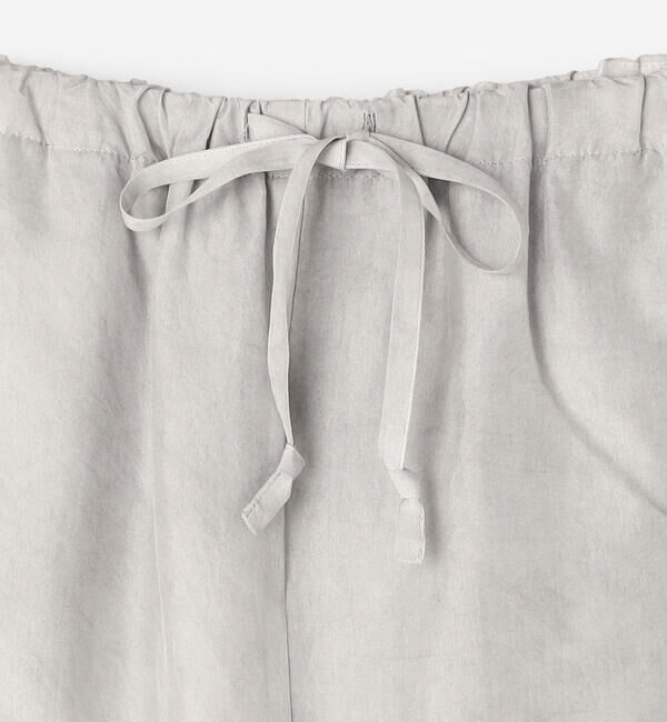  「enrica | シルク ワイドイージーパンツ WOMEN」|チノ|