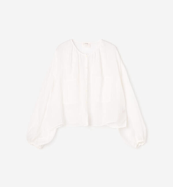  「enrica | リネンボイルブラウス WOMEN」|シャツ・ブラウス|