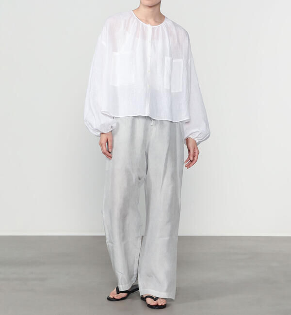  「enrica | リネンボイルブラウス WOMEN」|シャツ・ブラウス|