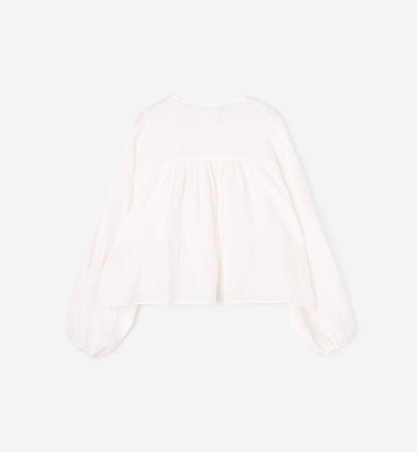  「enrica | リネンボイルブラウス WOMEN」|シャツ・ブラウス|