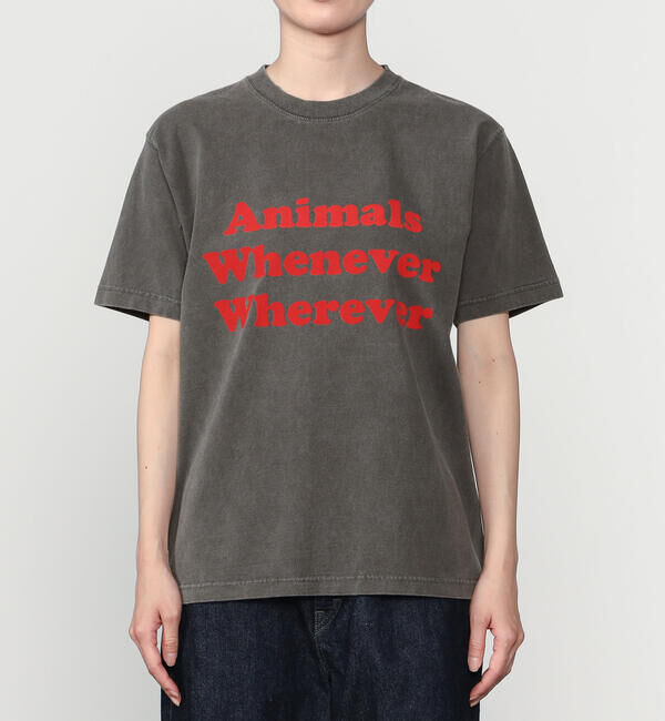  「STUDIO WEAREALLANIMALS | Whatever Whenever 半袖Tシャツ WOMEN」|Tシャツ・カットソー|