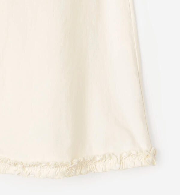  「crinkle crinkle crinkle | ガーメントダイ フリルシャツ WOMEN」|シャツ・ブラウス|