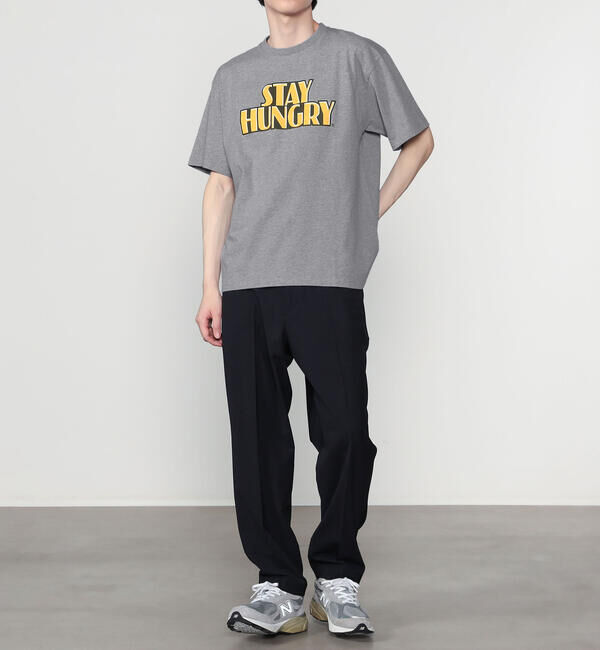  「STAY HUNGRY | ロゴ クルーネックTシャツ MEN」|Tシャツ・カットソー|