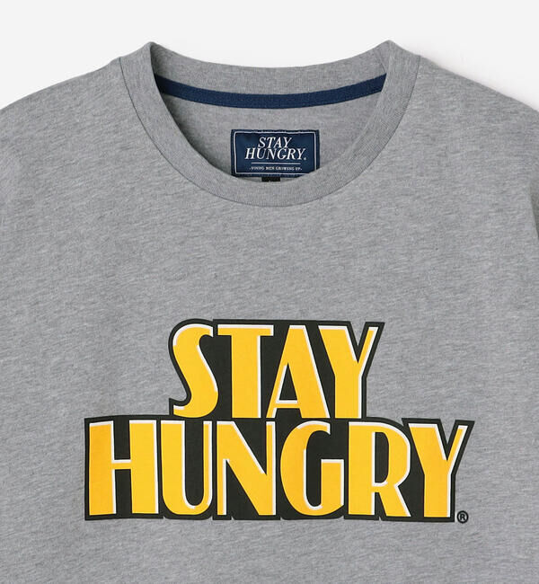  「STAY HUNGRY | ロゴ クルーネックTシャツ MEN」|Tシャツ・カットソー|