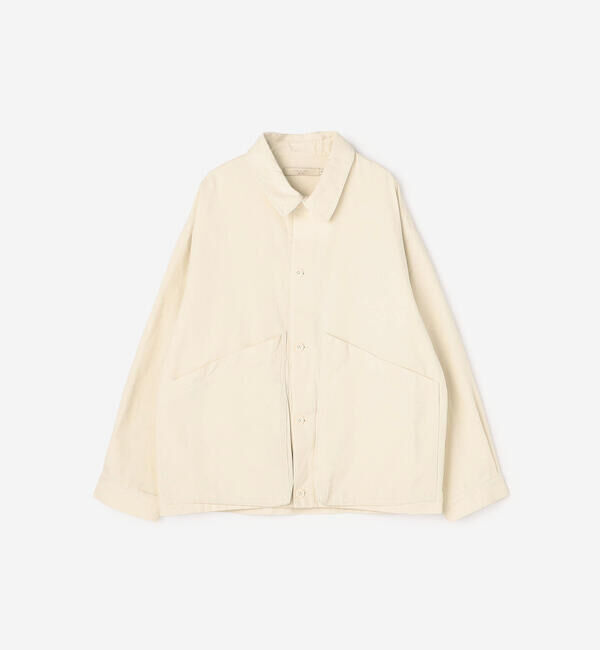  「7115 by SZEKI | コットン シャツジャケット WOMEN」|テーラードジャケット|