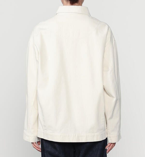  「7115 by SZEKI | コットン シャツジャケット WOMEN」|テーラードジャケット|