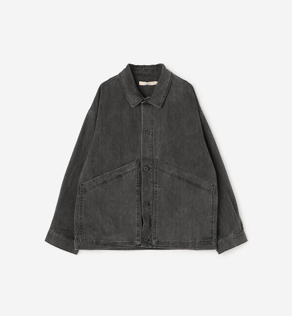  「7115 by SZEKI | コットン シャツジャケット WOMEN」|テーラードジャケット|