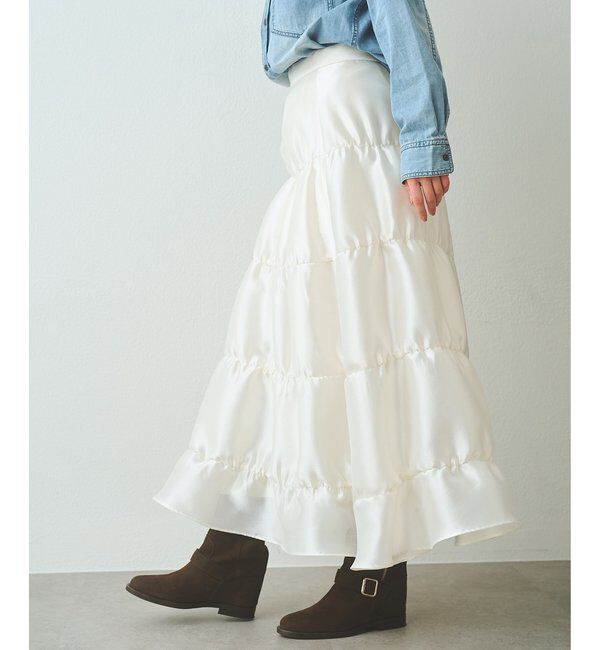  「シアーボリュームスカート」|スカート|