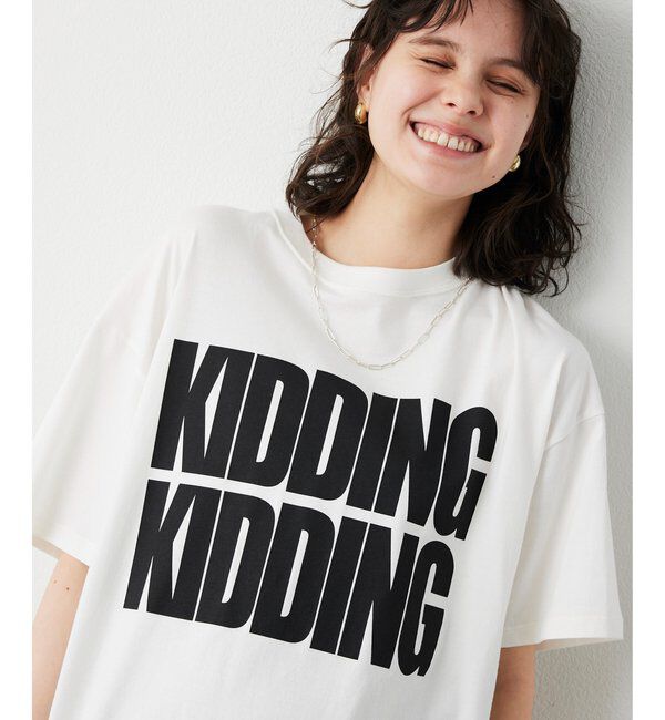  「KIDDINGロゴTシャツ」|Tシャツ・カットソー|オフホワイト