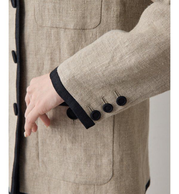  「リネンパイピングジャケット」|その他|