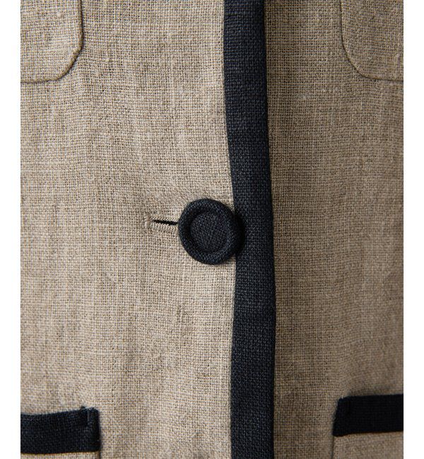  「リネンパイピングジャケット」|その他|